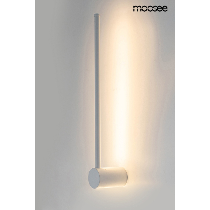 MOOSEE lampa ścienna OMBRE 60 biała (MSE1501100133)