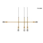 MOOSEE lampa wisząca RIVA 5 złota (MSE010100396)