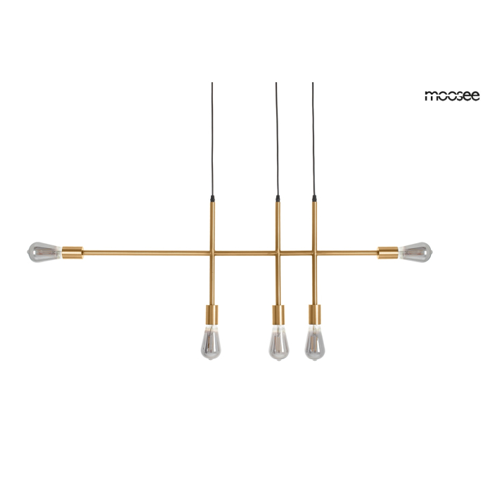MOOSEE lampa wisząca RIVA 5 złota (MSE010100396)