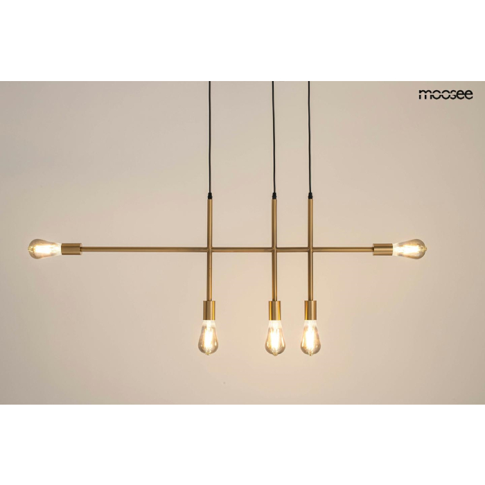 MOOSEE lampa wisząca RIVA 5 złota (MSE010100396)
