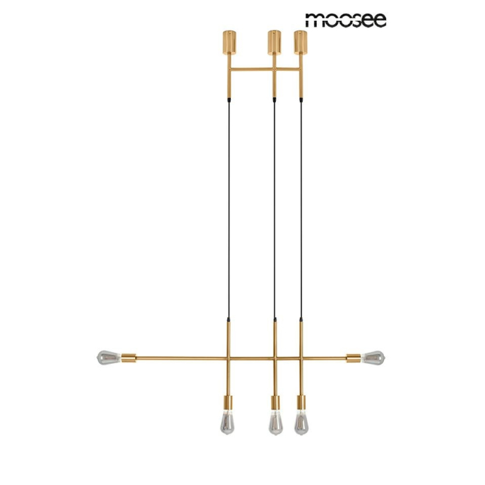 MOOSEE lampa wisząca RIVA 5 złota (MSE010100396)
