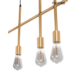 MOOSEE lampa wisząca RIVA 5 złota (MSE010100396)