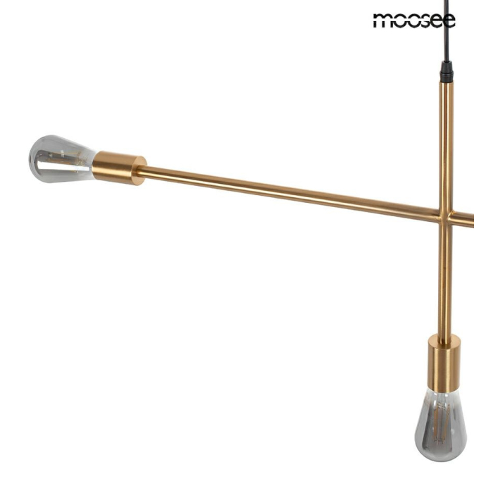 MOOSEE lampa wisząca RIVA 5 złota (MSE010100396)