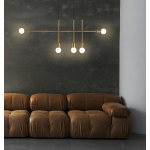 MOOSEE lampa wisząca RIVA 5 złota (MSE010100396)
