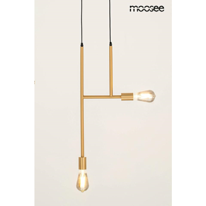 MOOSEE lampa wisząca RIVA 2 złota (MSE010100395)