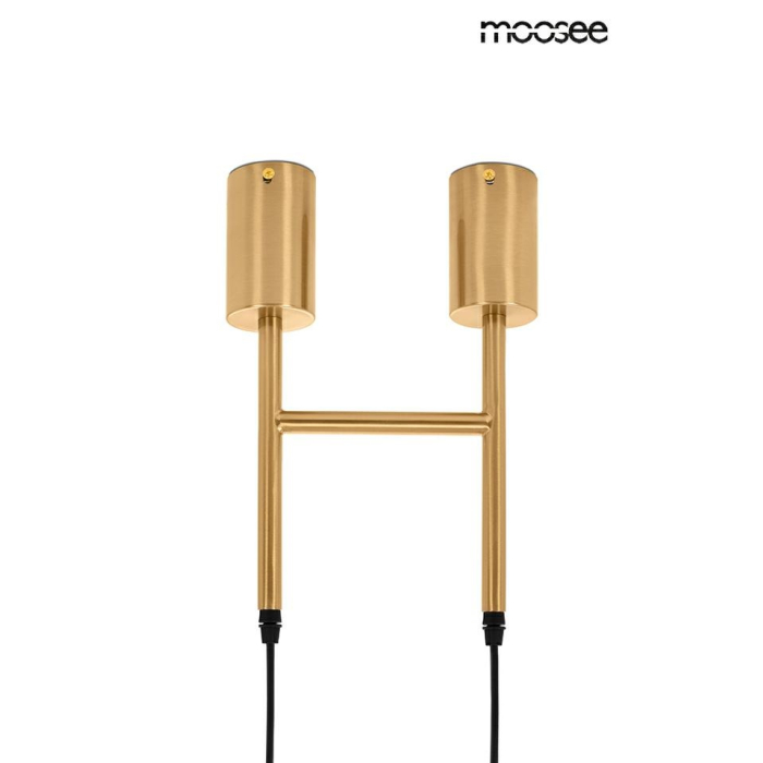 MOOSEE lampa wisząca RIVA 2 złota (MSE010100395)