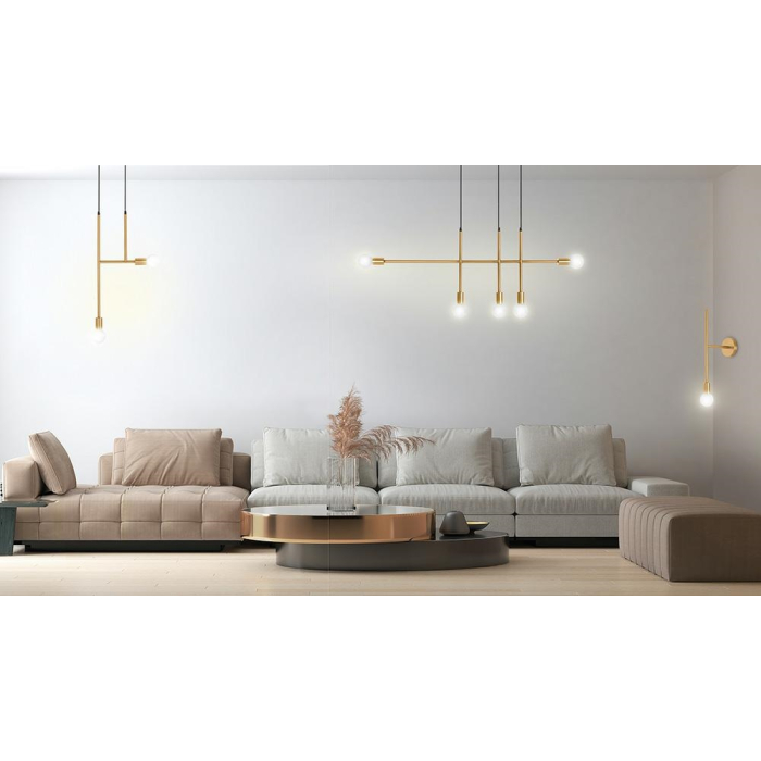 MOOSEE lampa wisząca RIVA 2 złota (MSE010100395)