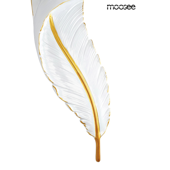 MOOSEE lampa ścienna IKAR 60  biała / złota (MSE010100386)