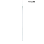 MOOSEE lampa wisząca OMBRE 80 biała (MSE1501100135)