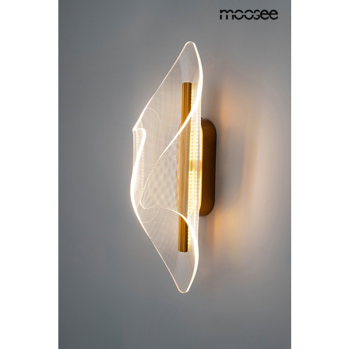 MOOSEE lampa ścienna FROST złota (MSE010100375)