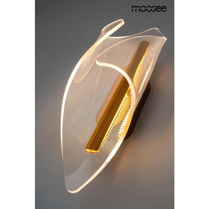 MOOSEE lampa ścienna FROST złota (MSE010100375)