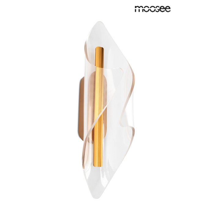 MOOSEE lampa ścienna FROST złota (MSE010100375)