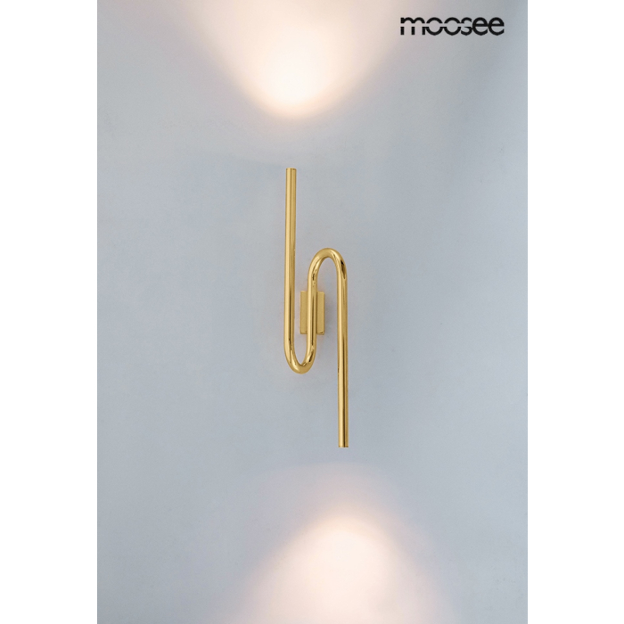 MOOSEE lampa ścienna MACAROON złota (MSE010100376)