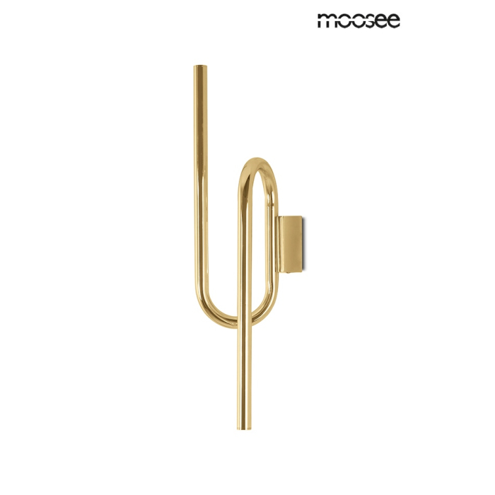 MOOSEE lampa ścienna MACAROON złota (MSE010100376)
