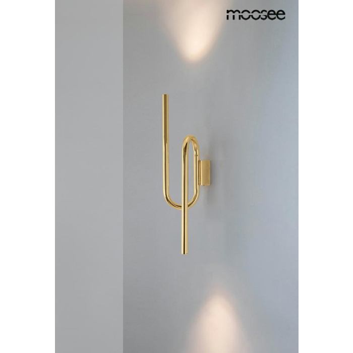 MOOSEE lampa ścienna MACAROON złota (MSE010100376)