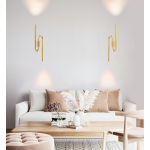 MOOSEE lampa ścienna MACAROON złota (MSE010100376)