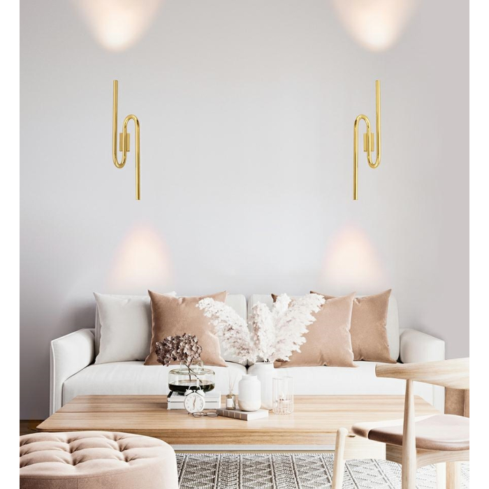 MOOSEE lampa ścienna MACAROON złota (MSE010100376)