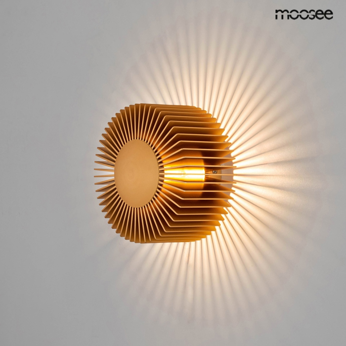 MOOSEE lampa ścienna SUNNY złota (MSE1501100313)