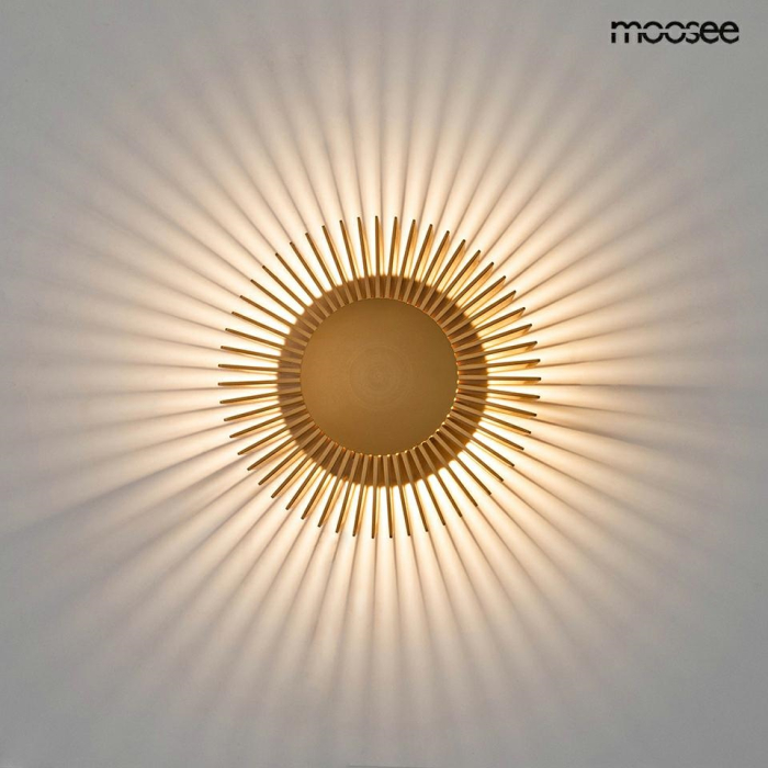 MOOSEE lampa ścienna SUNNY złota (MSE1501100313)