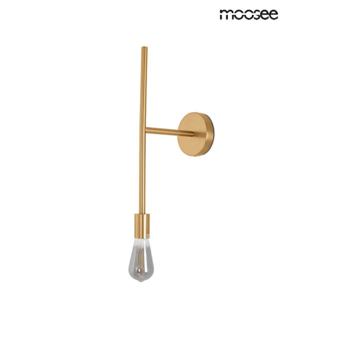 MOOSEE lampa ścienna RIVA złota (MSE010100394)