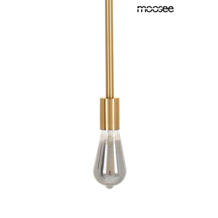MOOSEE lampa ścienna RIVA złota (MSE010100394)
