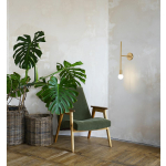 MOOSEE lampa ścienna RIVA złota (MSE010100394)