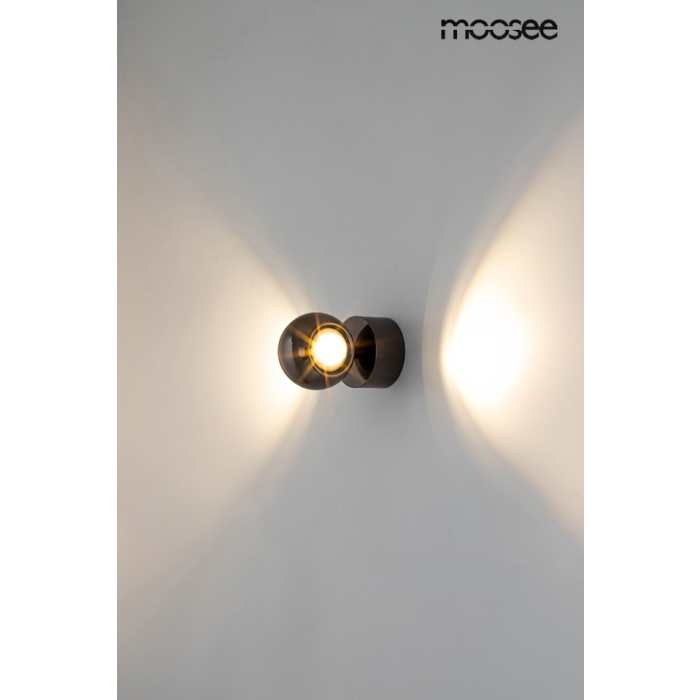 MOOSEE lampa ścienna EOS czarny chrom (MSE1501100309)