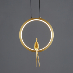 Step Into Design Lampa wisząca AMICI led złota 27 cm ST-D7774 gold