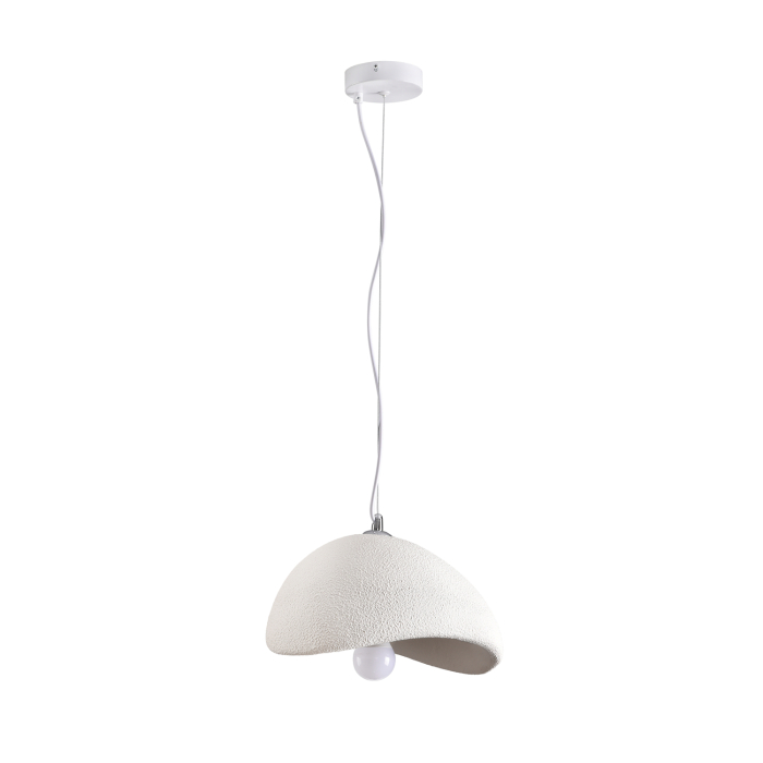 Step Into Design Lampa wisząca STONE biała 30 cm DN426-300