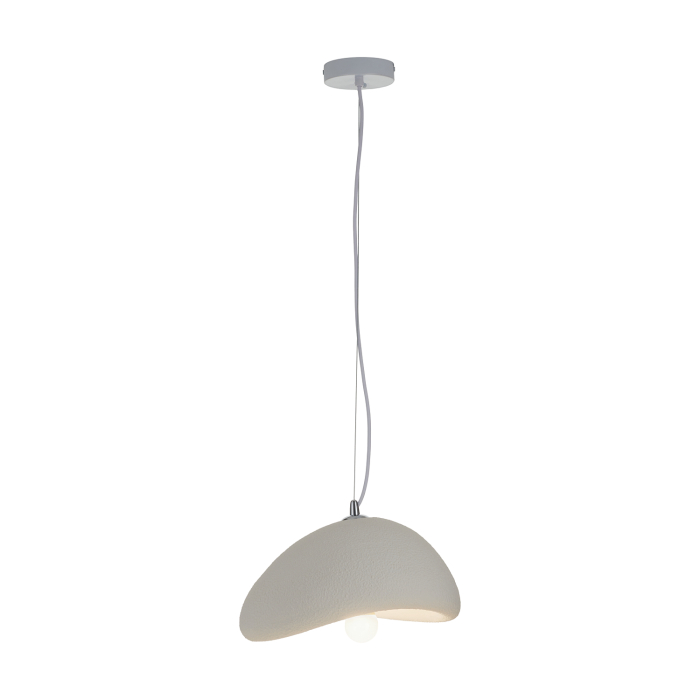 Step Into Design Lampa wisząca STONE biała 30 cm DN426-300