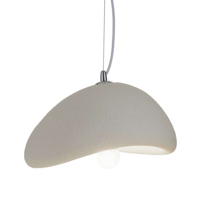 Step Into Design Lampa wisząca STONE biała 30 cm DN426-300