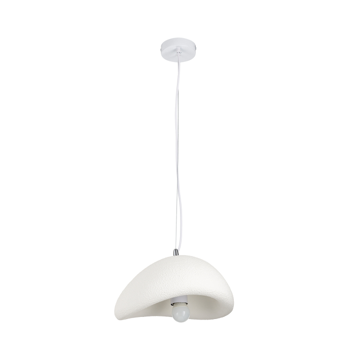 Step Into Design Lampa wisząca STONE biała 30 cm DN426-300
