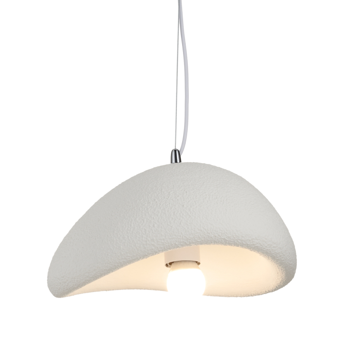 Step Into Design Lampa wisząca STONE biała 30 cm DN426-300