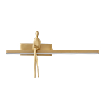 Step Into Design Lampa ścienna AMICI złota 31 cm ST-B3578 gold