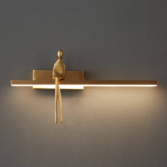 Step Into Design Lampa ścienna AMICI złota 31 cm ST-B3578 gold