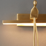 Step Into Design Lampa ścienna AMICI złota 31 cm ST-B3578 gold