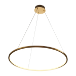 Step Into Design Lampa wisząca CIRCLE SLIM 60 LED złoty 60 cm ST-10112P-D600