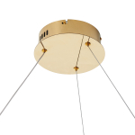 Step Into Design Lampa wisząca CIRCLE SLIM 60 LED złoty 60 cm ST-10112P-D600