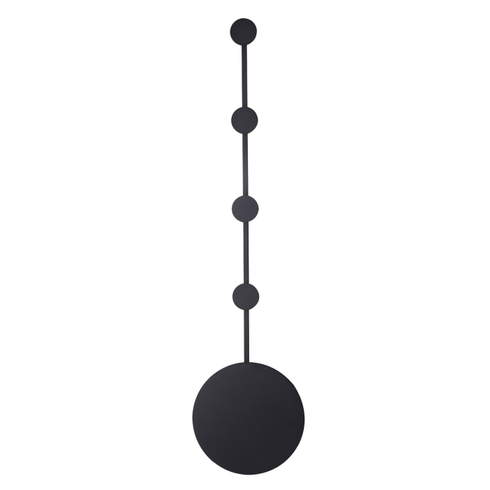 Step Into Design Lampa ścienna CLEX - 1 LED czarna 105 cm ST-F012
