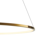 Step Into Design Lampa wisząca CIRCLE SLIM 80 LED złoty 80 cm ST-10112P-D800