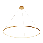 Step Into Design Lampa wisząca CIRCLE SLIM 120 LED złoty 120 cm ST-10112P-D1200