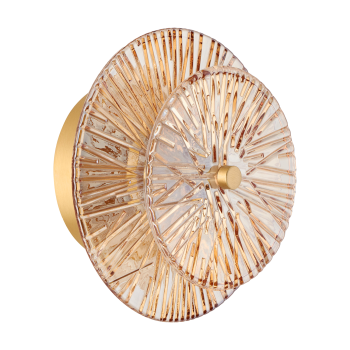 Step Into Design Lampa ścienna LUXIO LED bursztynowa 20 cm ST-3315-2 copper