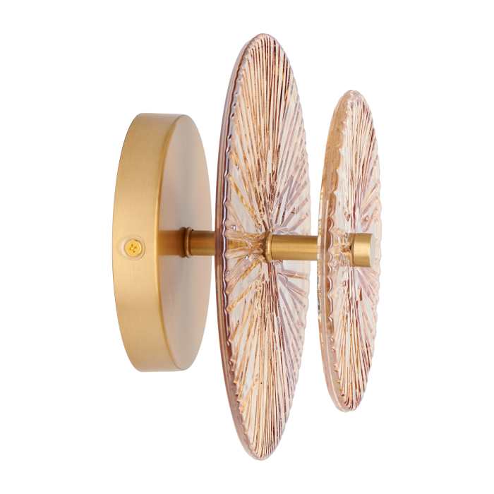 Step Into Design Lampa ścienna LUXIO LED bursztynowa 20 cm ST-3315-2 copper