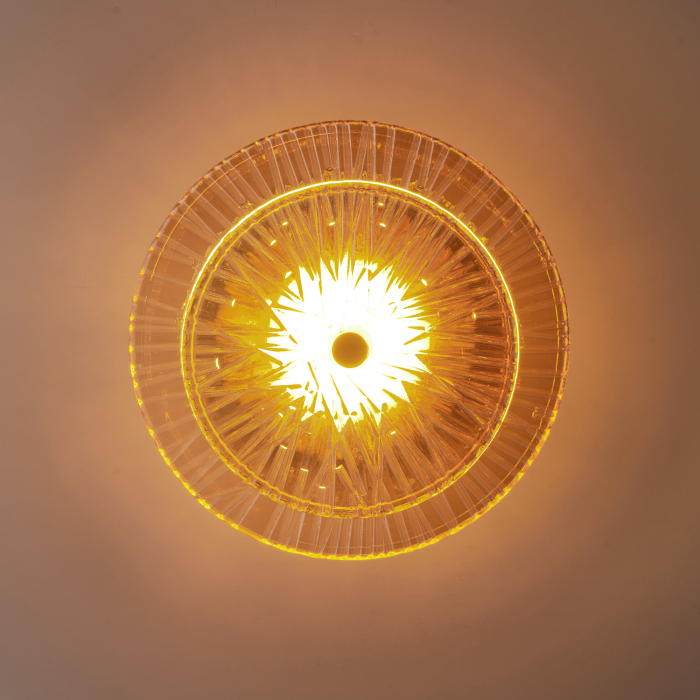 Step Into Design Lampa ścienna LUXIO LED bursztynowa 20 cm ST-3315-2 copper