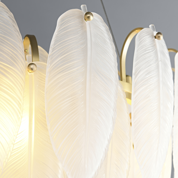 Step Into Design Lampa wisząca PIUMA biała 60 cm ST-6289-6