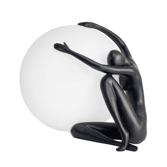 Step Into Design Lampa stołowa WOMAN-1 czarna 47 cm ST-6020-A black