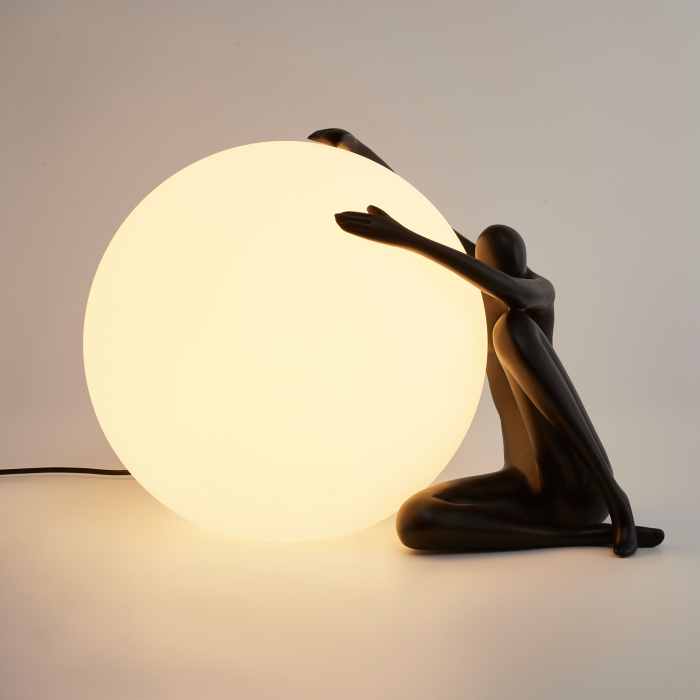 Step Into Design Lampa stołowa WOMAN-1 czarna 47 cm ST-6020-A black