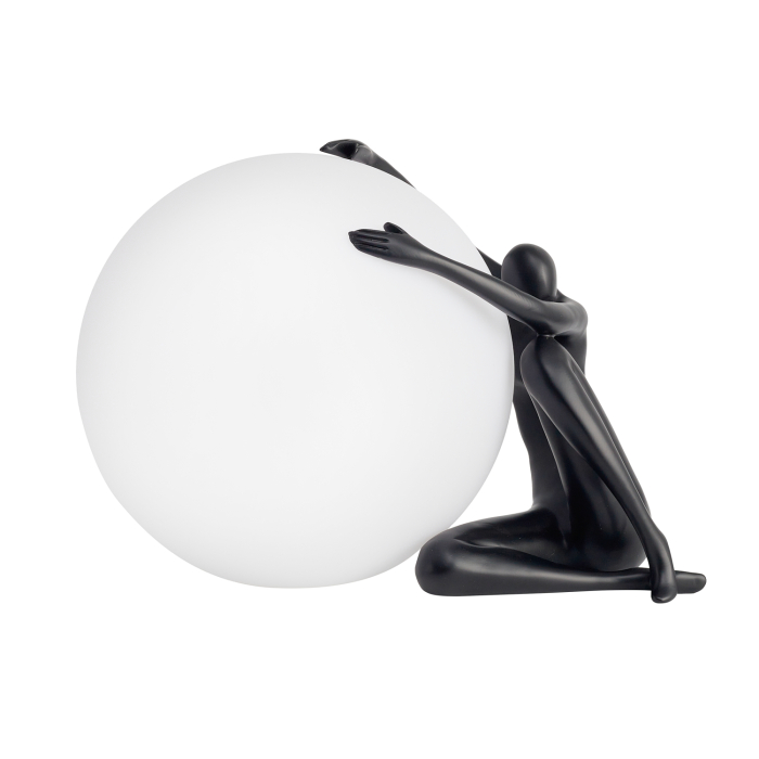 Step Into Design Lampa stołowa WOMAN-1 czarna 47 cm ST-6020-A black