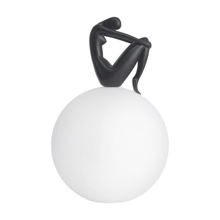 Step Into Design Lampa stołowa WOMAN-2 czarna 35 cm ST-6020-B black