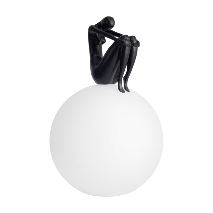 Step Into Design Lampa stołowa WOMAN-2 czarna 35 cm ST-6020-B black